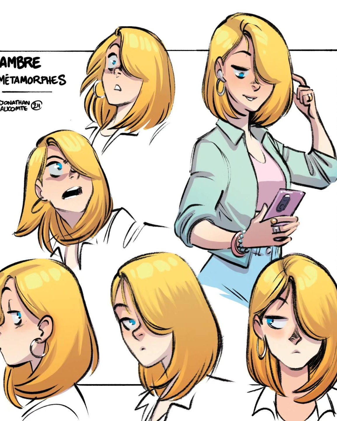 TUTO : Dessinez Ambre (Métamorphes) avec Jonathan Aucomte