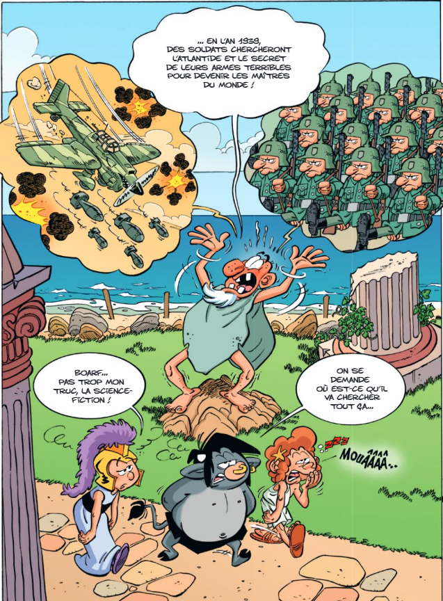 Les petits mythos à la découverte de l'Atlantide.