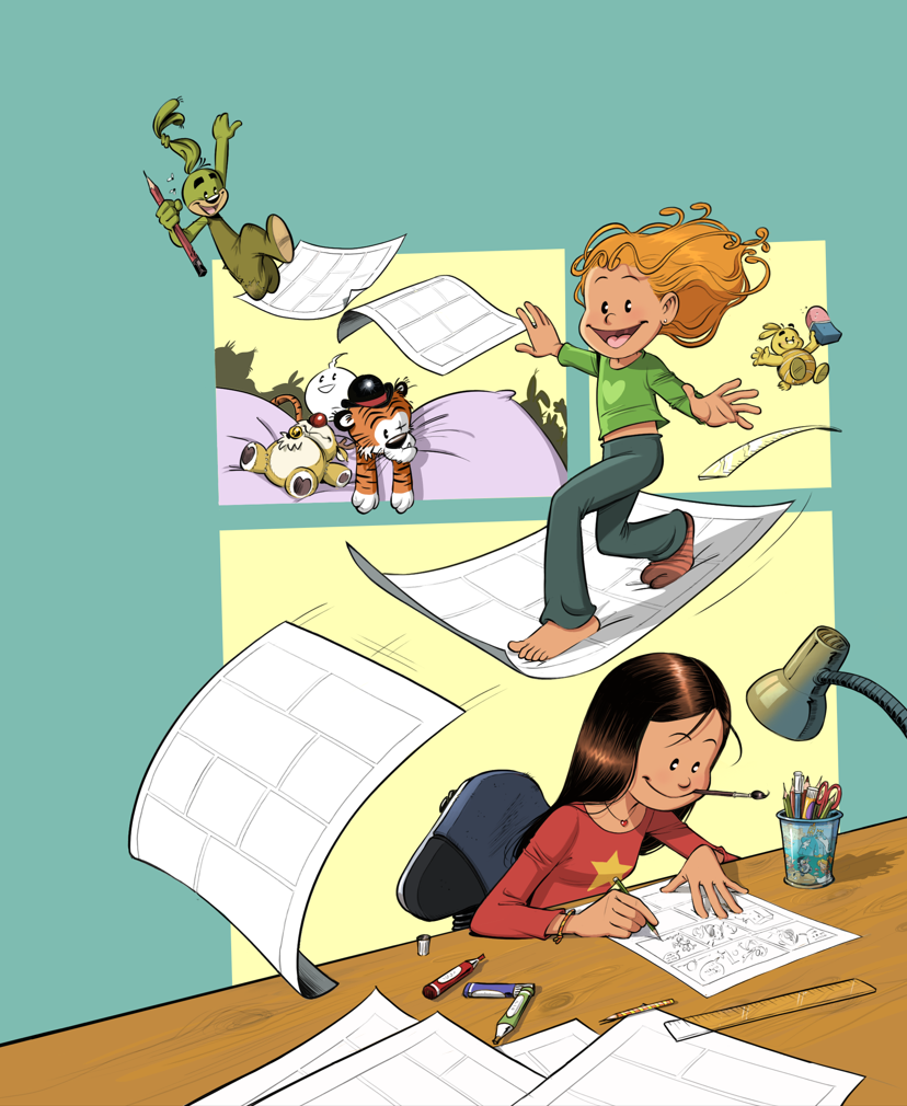 Concours Les Sisters : Créez une page pour la prochaine BD !