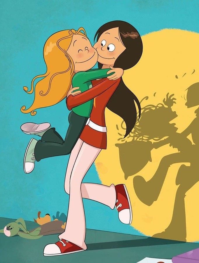 Quelle différence entre la BD et le dessin animé Les Sisters ?