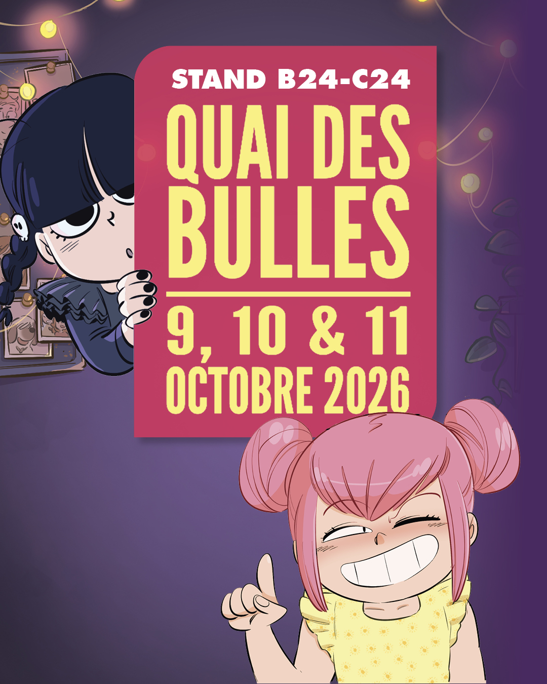 Allez, on se retrouve à Quai des Bulles 2026 !