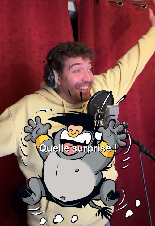 La voix de Totor dans Les Petits Mythos, c'est lui