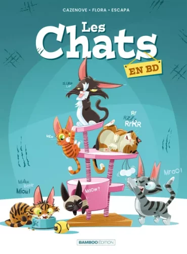 les chats en bd