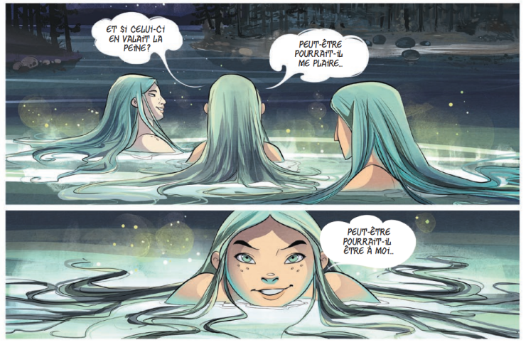 eilin du fond de l'eau