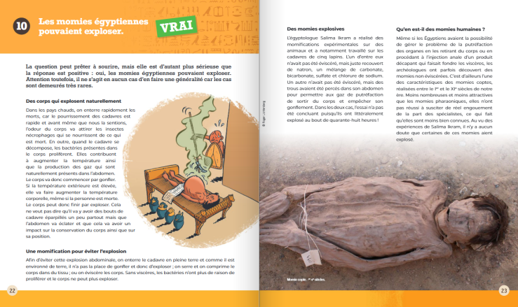 extrait vrai faux égypte antique