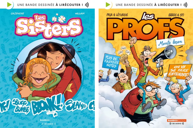 couvertures les profs et les sisters audio